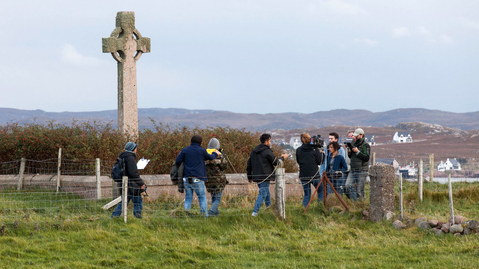 Iona crew filming