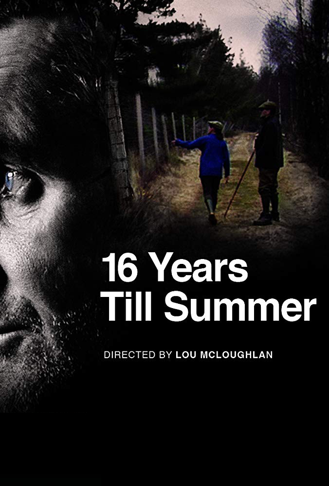 The poster for 16 Years Till Summer depicting two people walking up a path