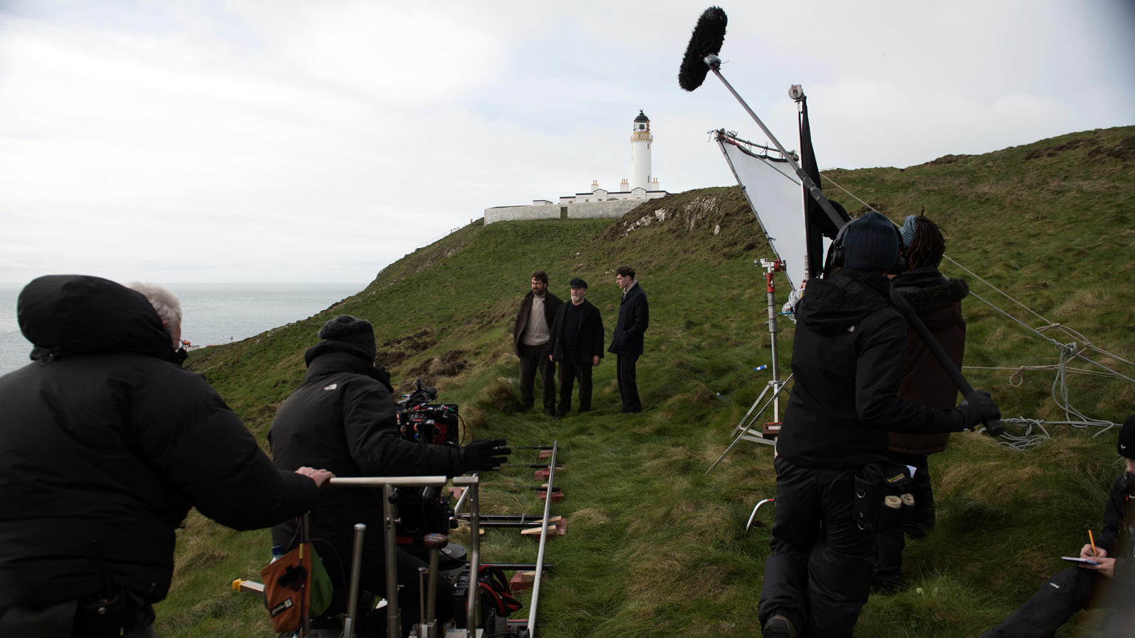 Keepers - shooting on location - photo Graham Hunter