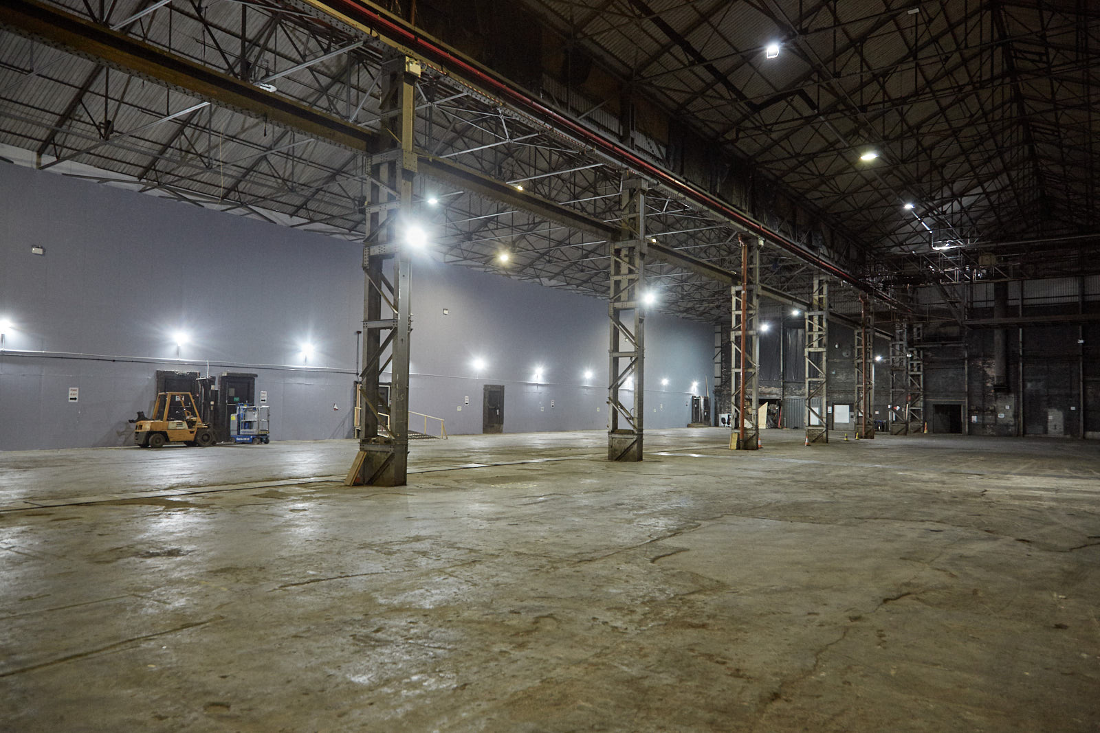 The main studio space of Govan Shed