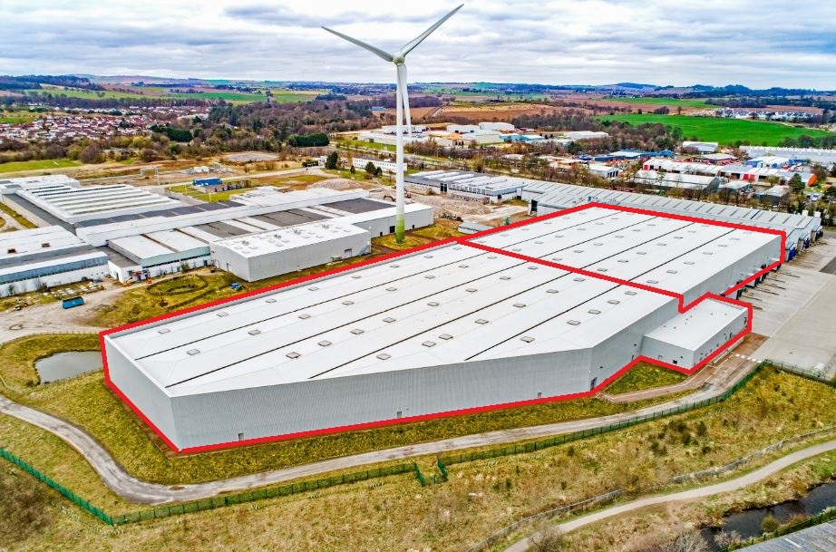 Ariel shot of Michelin Scotland Innovation Parc in Dundee
