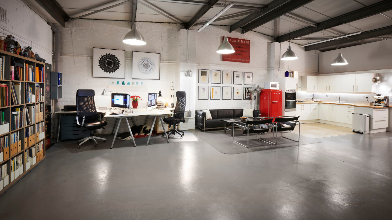 Internal shot of M2 Films Edinburgh