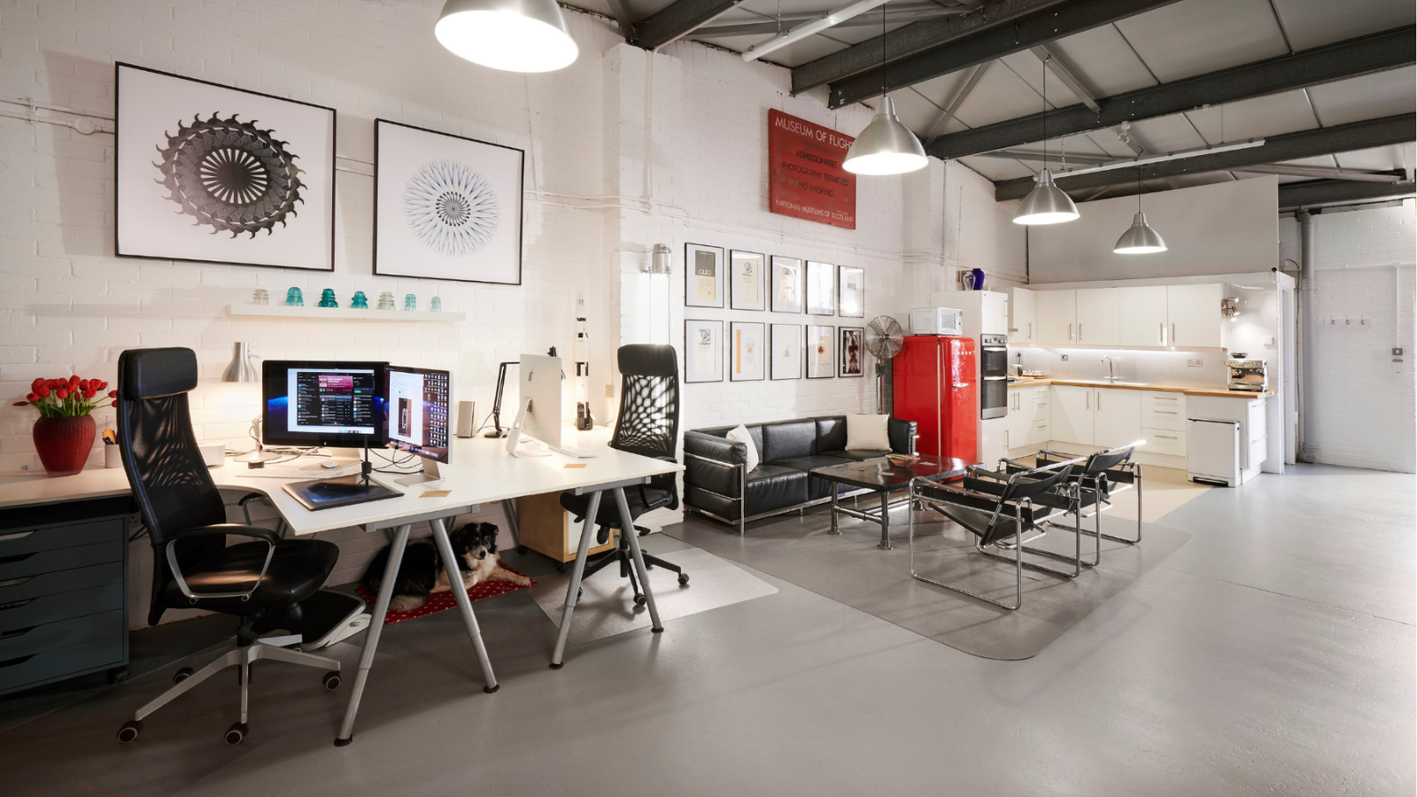 Internal shot of M2 Films Edinburgh