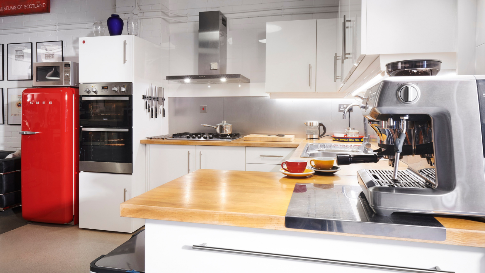 Kitchen at M2 Films Edinburgh