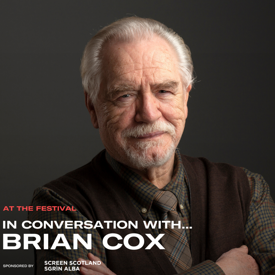 Brian Cox image. Text reading. "in conversation with Brian Cox"