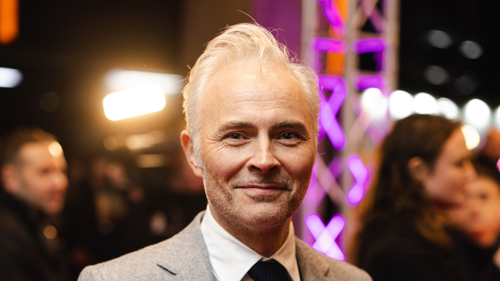 Mark Bonnar on red carpet