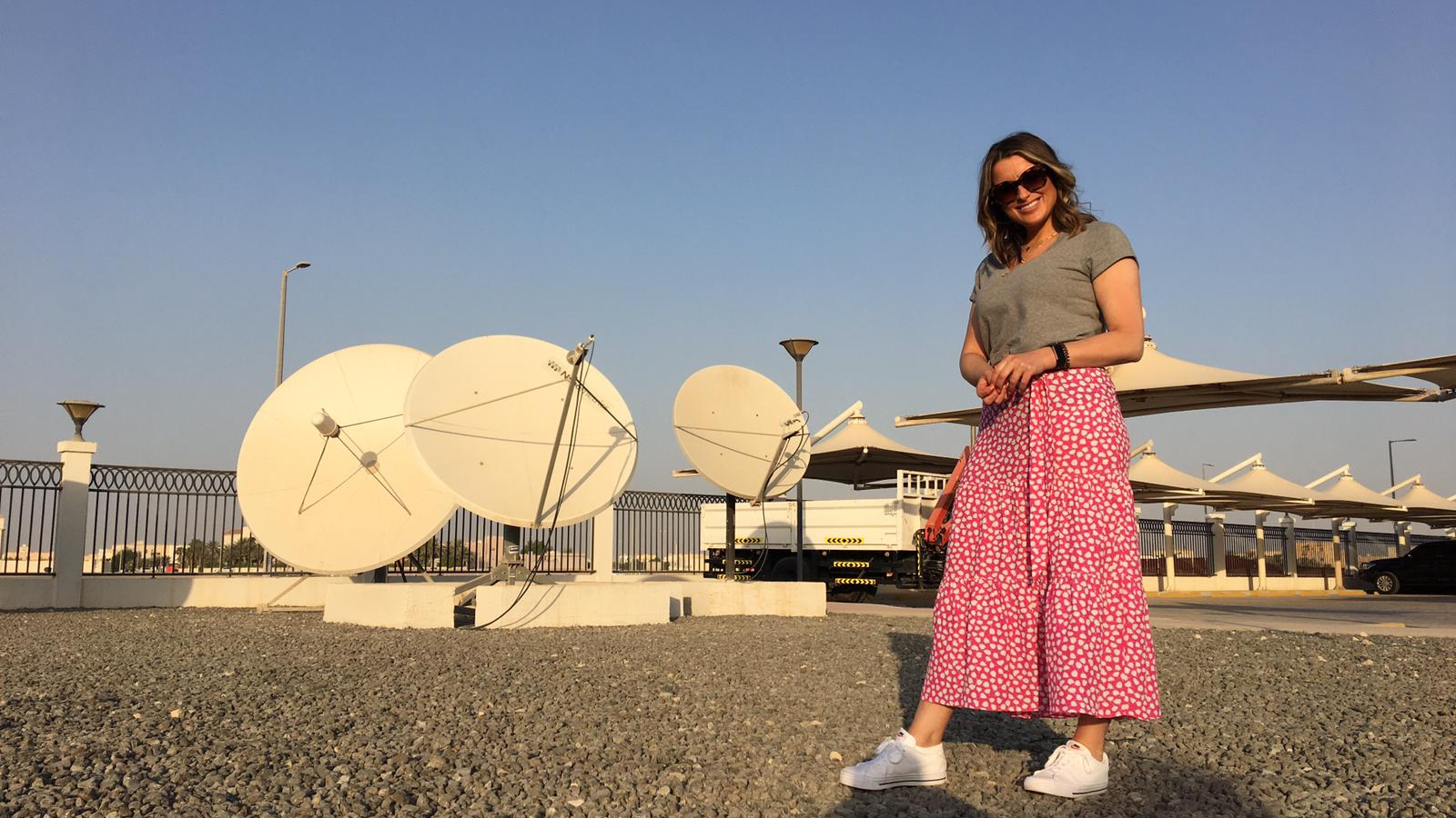 Anne at National Centre of Meteorology UAE