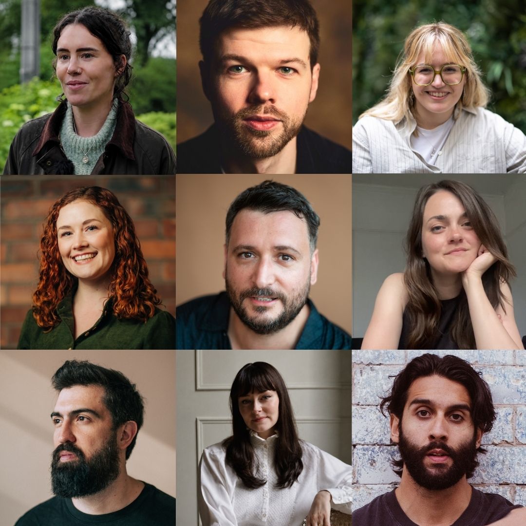 A grid image showing headshots of nine different people